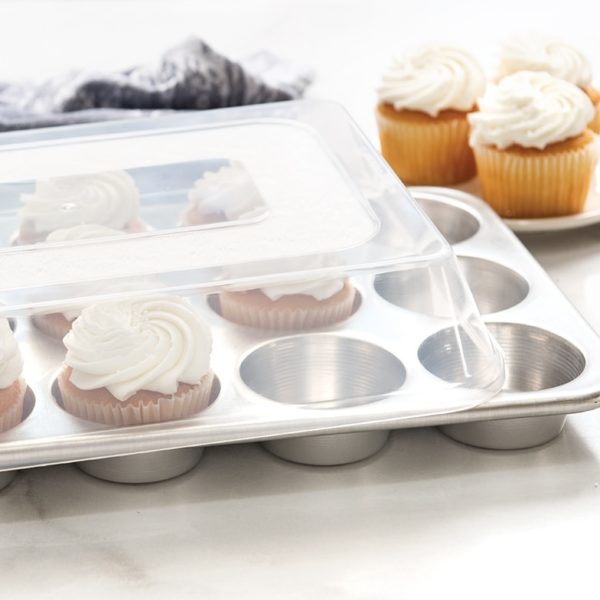 Nordic Ware Naturals® 12 Cavity Muffin Pan with High-Domed Lid