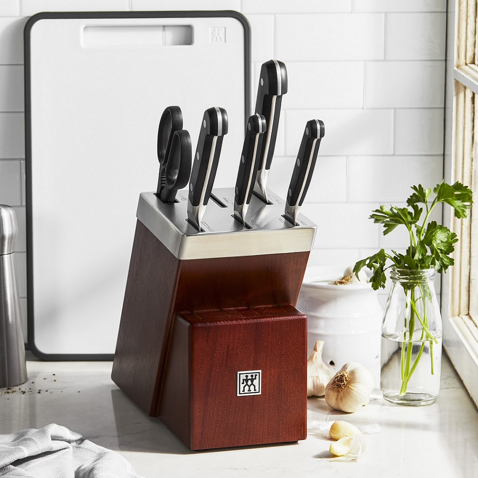 ZWILLING Pro 10-pc Knife Block Set with In-Drawer Knife Tray