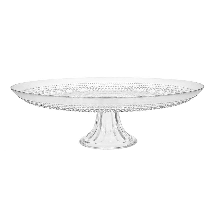 Fortessa Jupiter Vintage Cake Stand Clear Berings