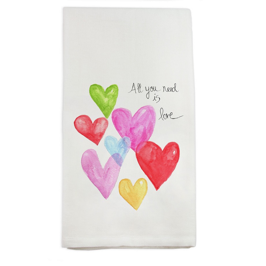 All You Need Is Love Dish Towel