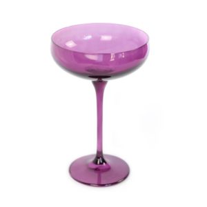 Estelle Colored Champagne Coupe – Amethyst