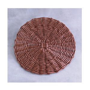 VIDA Faux Wicker Placemats Set of 4 (Brown)