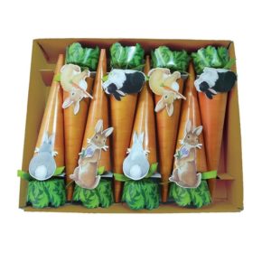 Bunnies and Carrots Cone Celebration Crackers