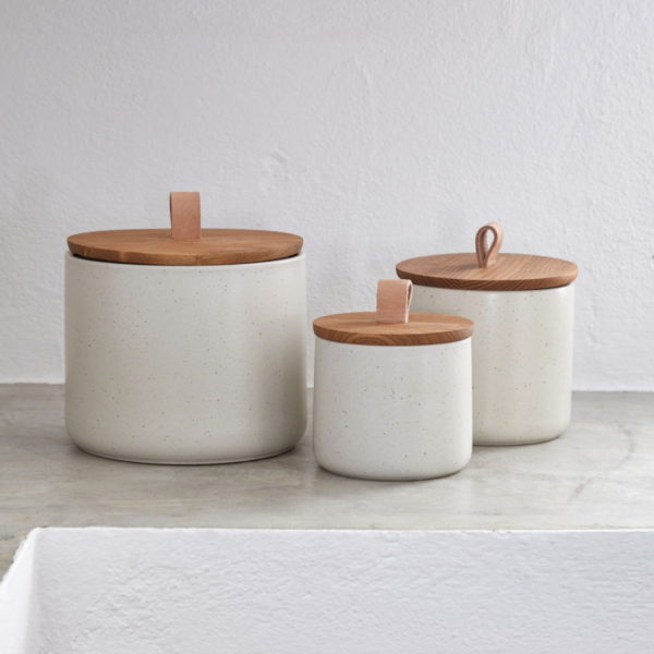 Casafina Pacifica Canisters Vanilla