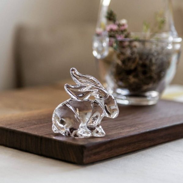 Simon Pearce Glass Rabbit