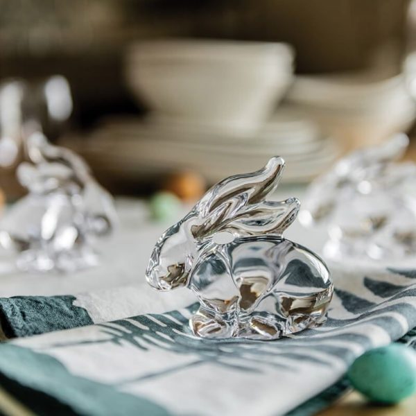 Simon Pearce Glass Rabbit