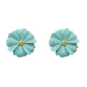 Hazen Daisy Earrings - Turquoise
