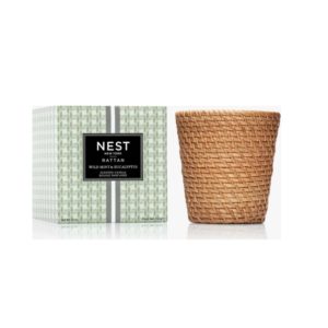 Nest Rattan Wild Mint & Eucalyptus Classic Candle