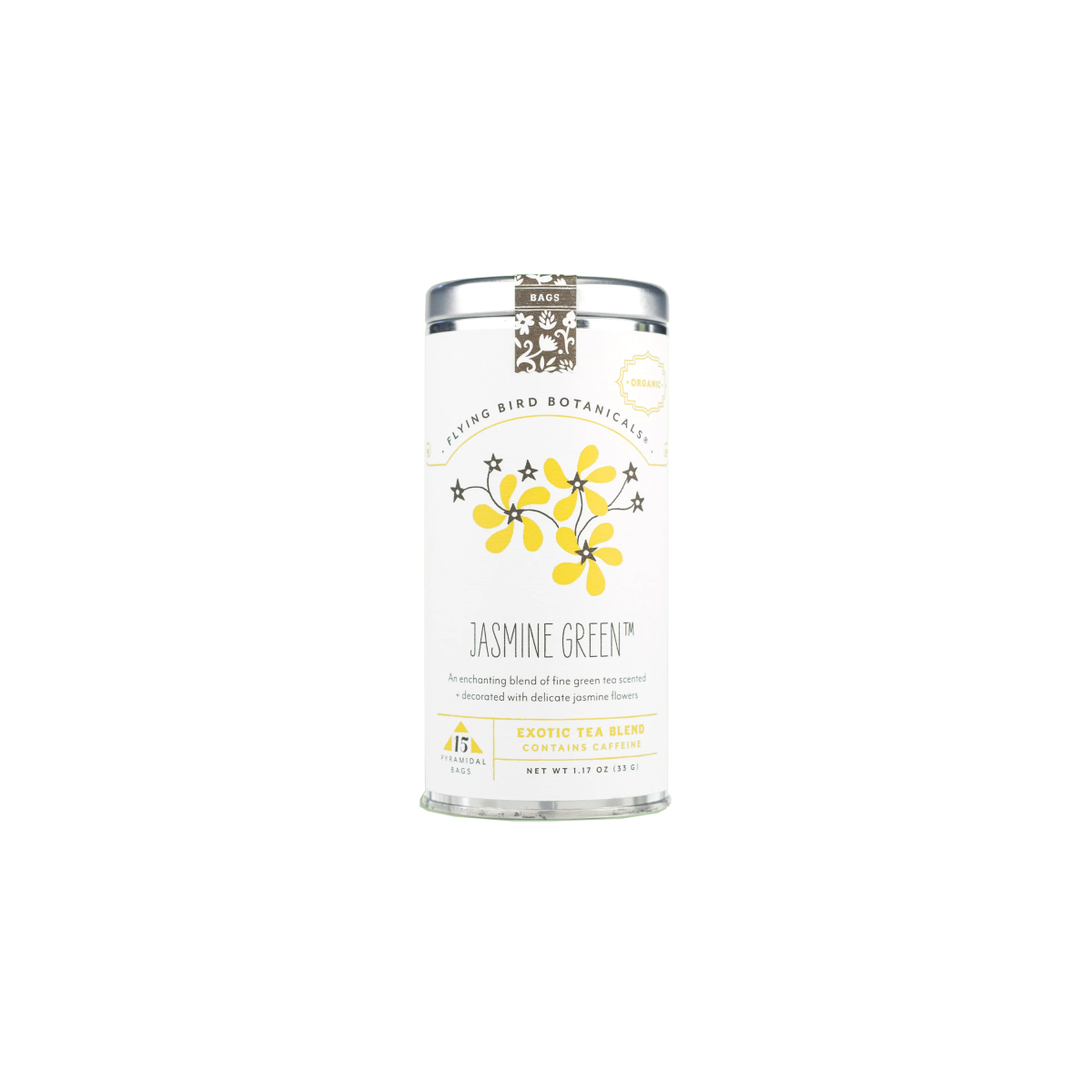 Flying Bird Botanicals Jasmine Green Tea Bags