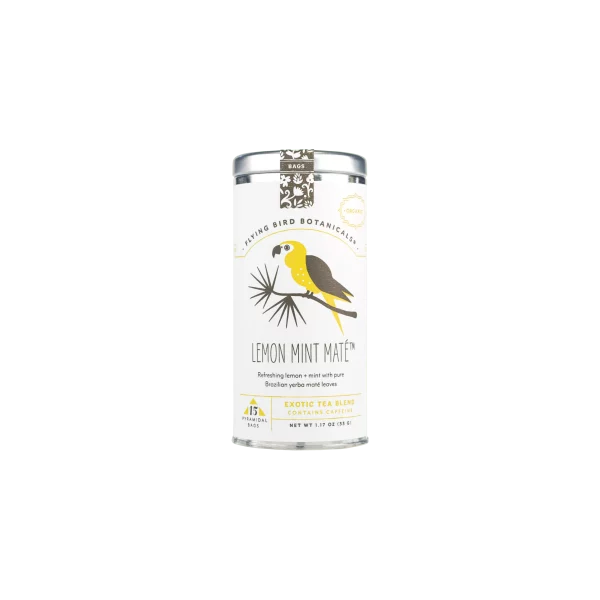 Flying Bird Botanicals Lemon Mint Maté Tea Bags