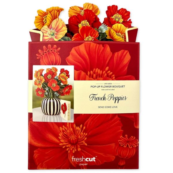 French Poppies Pop Up Bouquet