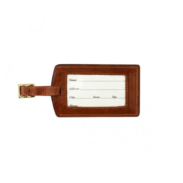 Are We There Yet Needlepoint Luggage Tag