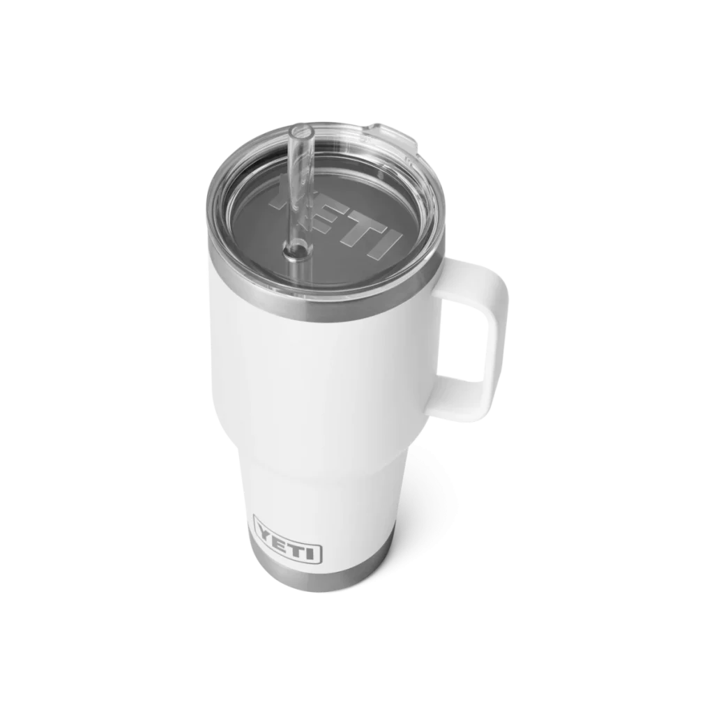 Yeti Rambler 35oz Mug with Straw Lid - White