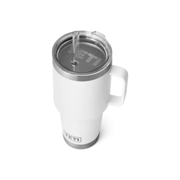 Yeti Rambler 35oz Mug with Straw Lid - White