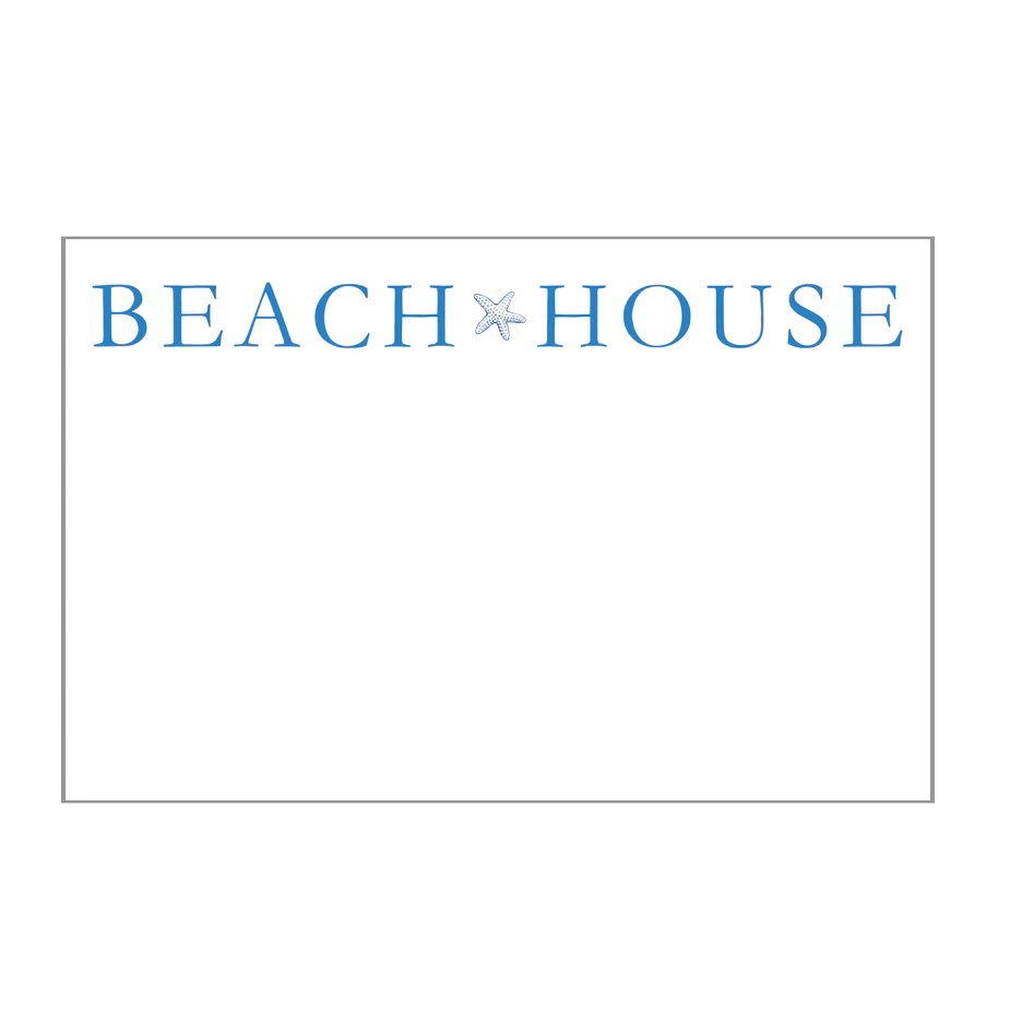 Beach House Slab Notepad