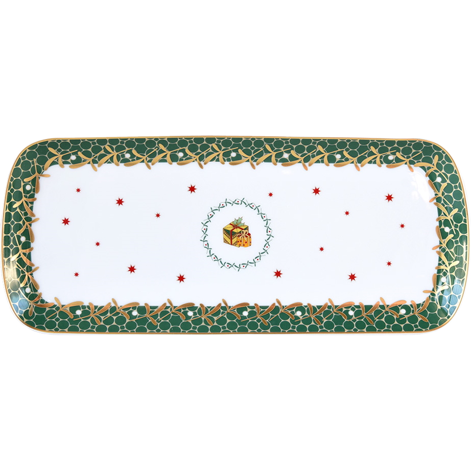 Bernardaud Noël Rectangular Cake Platter