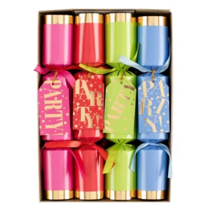 Caspari Party! Eday Celebration Crackers - 8 Per Box