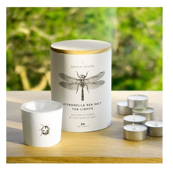 Citronella Sea Salt Tea Lights
