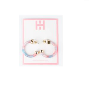 Cotton Candy Mini Hoops