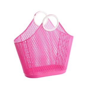 Fiesta Shopper Tote - Berry Pink