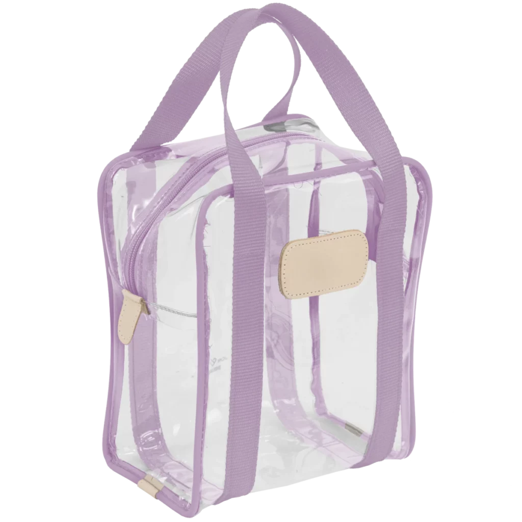Jon Hart Clear Shag Bag – Lilac