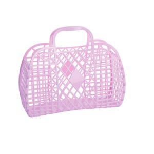 Retro Basket (Large) - Lilac