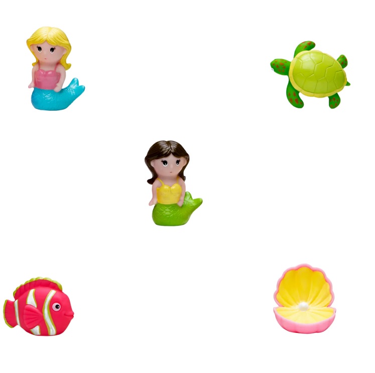 Mermaid Party Squirtie Baby Bath Toys