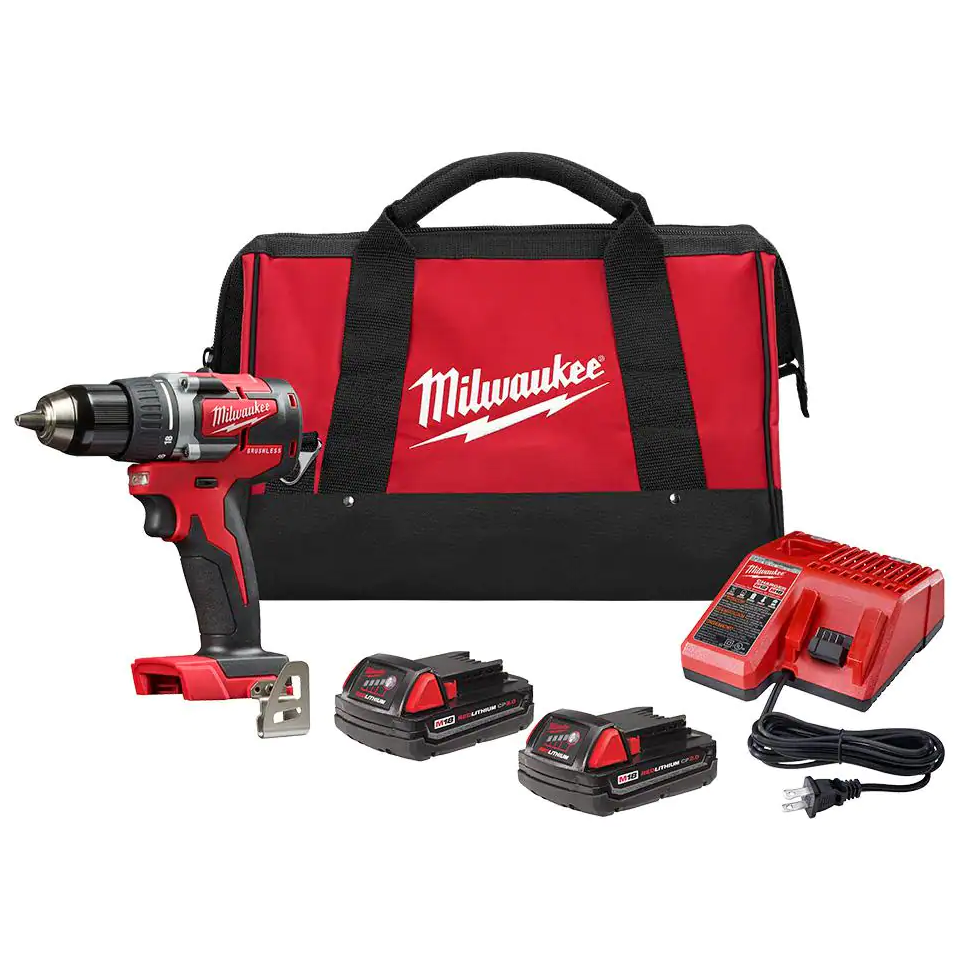 Milwaukee M18 Compact 12in Drill Driver Kit