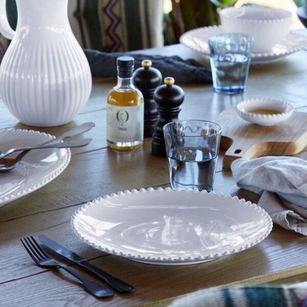 Costa Nova Pearl Salad/Dessert Plate - White
