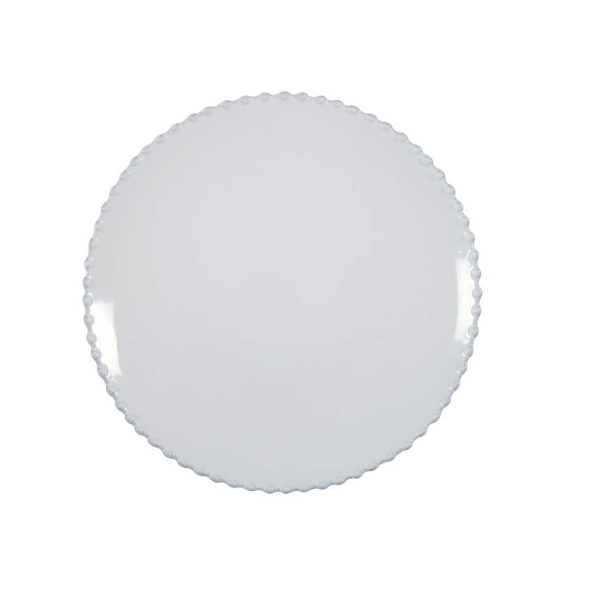 Costa Nova Pearl Dinner Plate - White