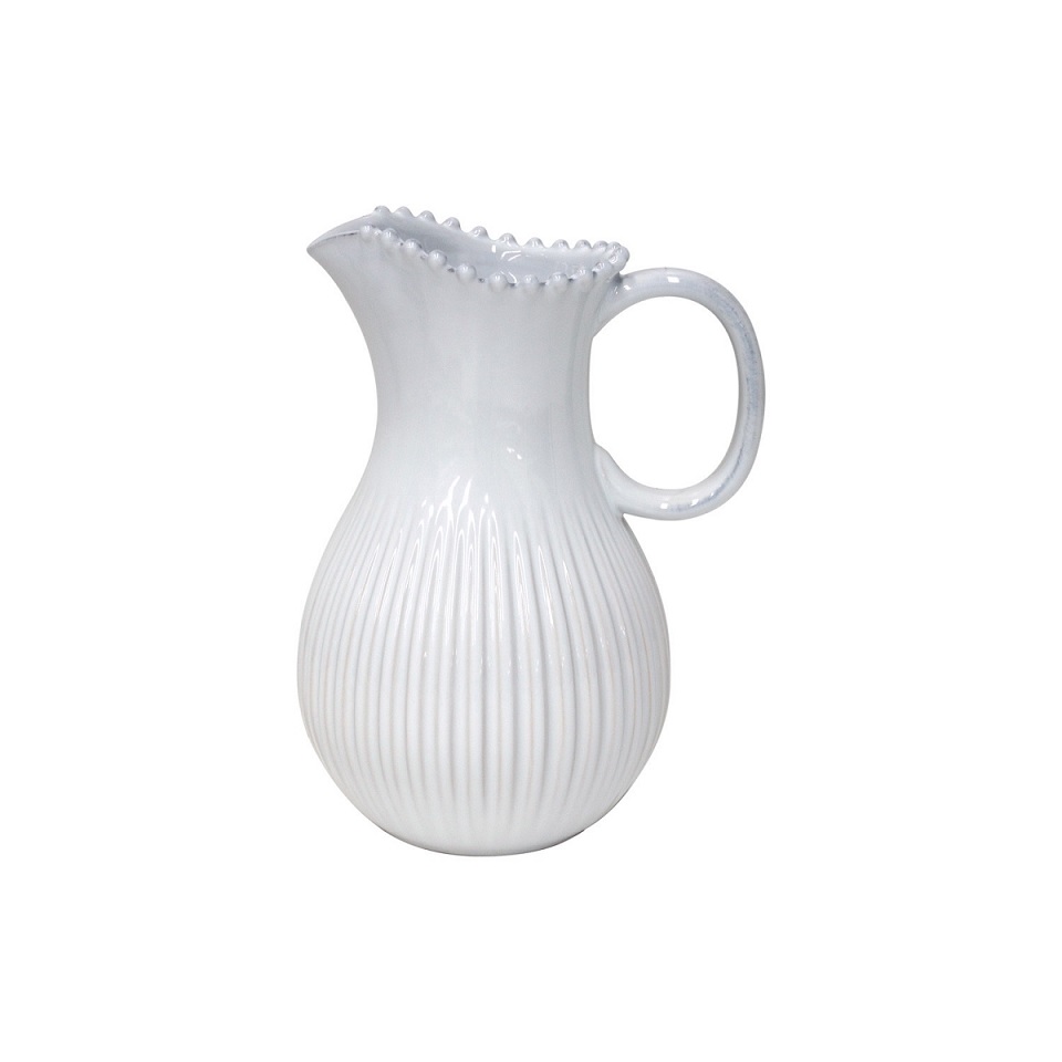 Costa Nova Pearl Pitcher - White