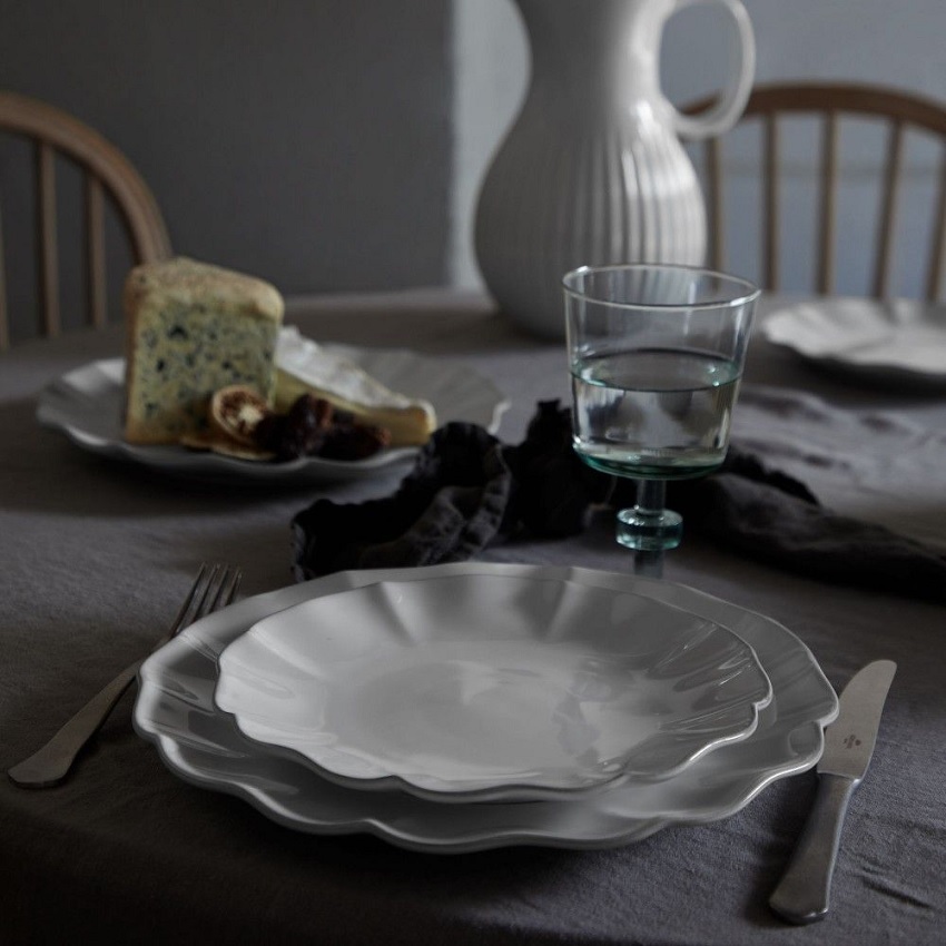 Costa Nova Salad/Dessert Plate - White