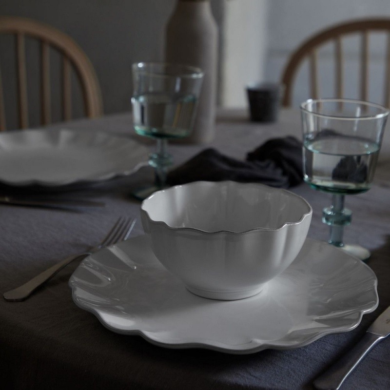 Costa Nova Rosa Soup/Cereal Bowl - White