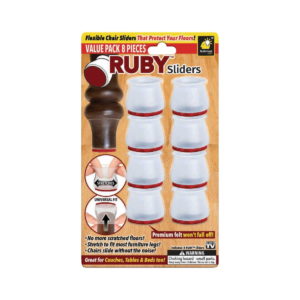 Ruby Sliders Silicone Furniture Glides