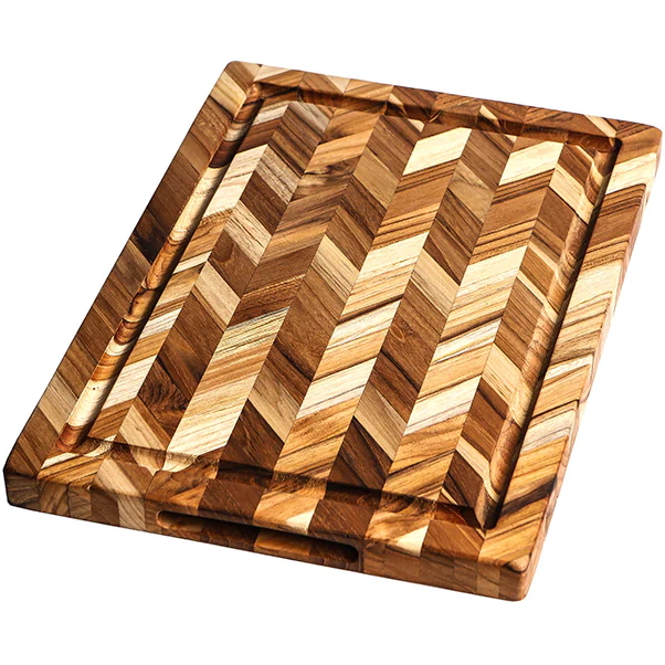 Teakhaus Herringbone Medium Thickness Cutting Board