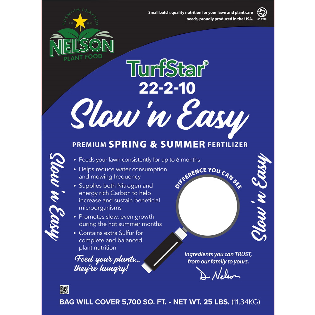 TurfStar 22-2-10 Slow ‘n Easy Spring & Summer Fertilizer