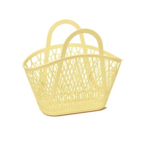 Sun Jellies Betty Basket Tote Bag - Yellow