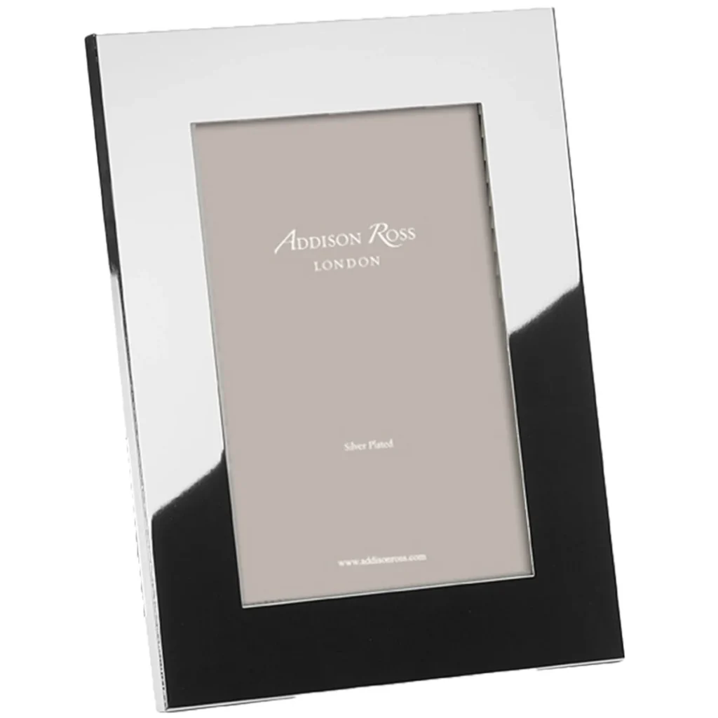 Addison Ross Wide Border Silver Plated 8x10 Picture Frame Berings