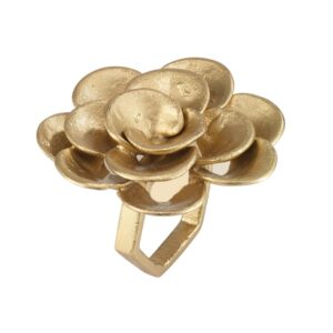 Camellia Gold Napkin Ring