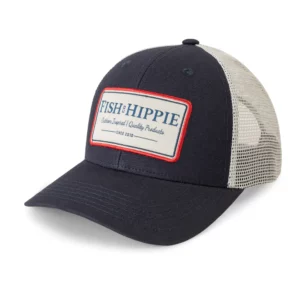 Fish Hippie Freebooter Trucker Hat - Navy