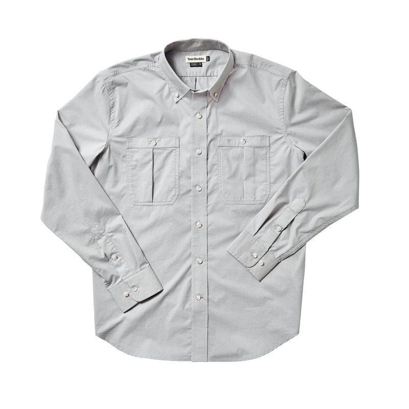 Tidewater Long Sleeve Shirt - Grey | Berings