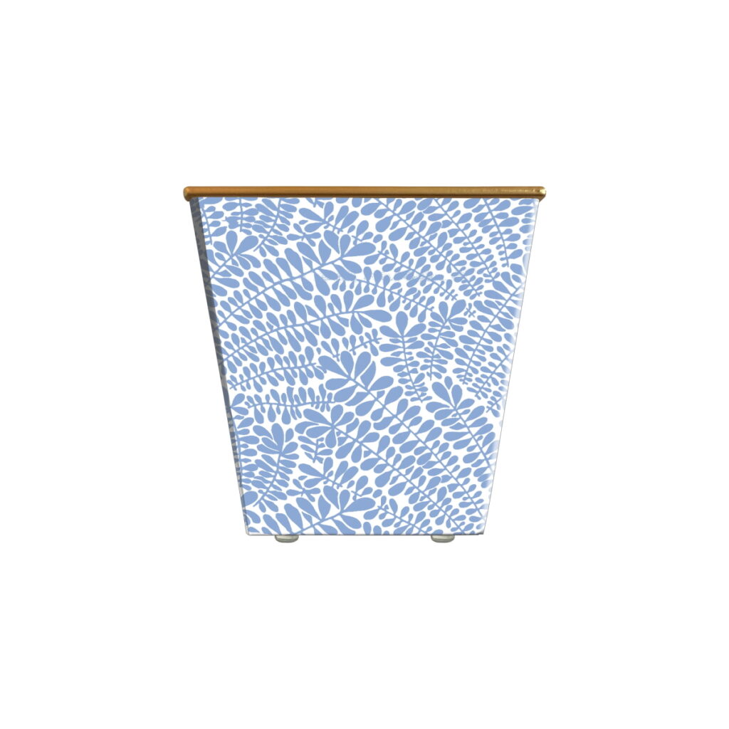 Hedge Farm Verdant Garden Cachepot Candle - Serenity Blue