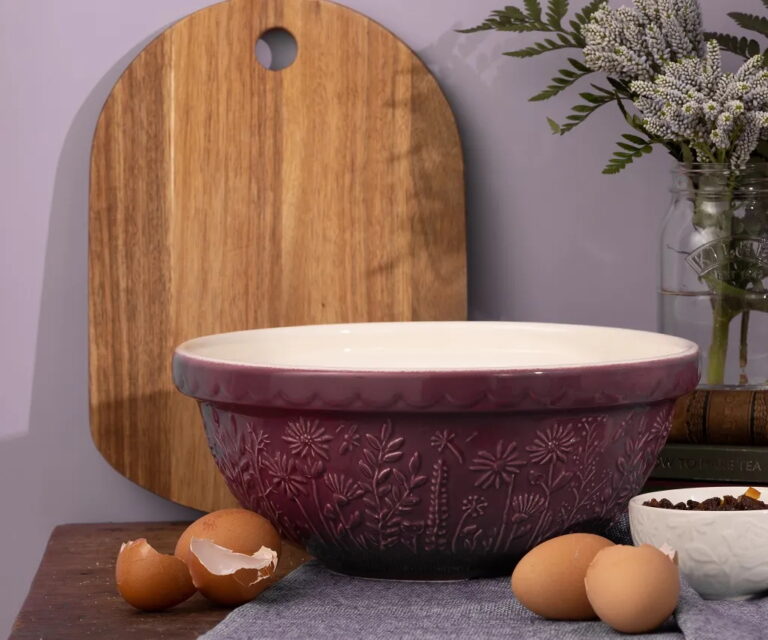 Mason Cash 2.7 Litres Purple Daisy In the Meadow Mixing Bowl