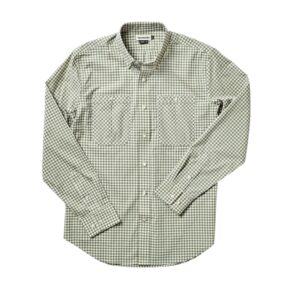 Tidewater Long Sleeve Shirt - Olive/Ecru