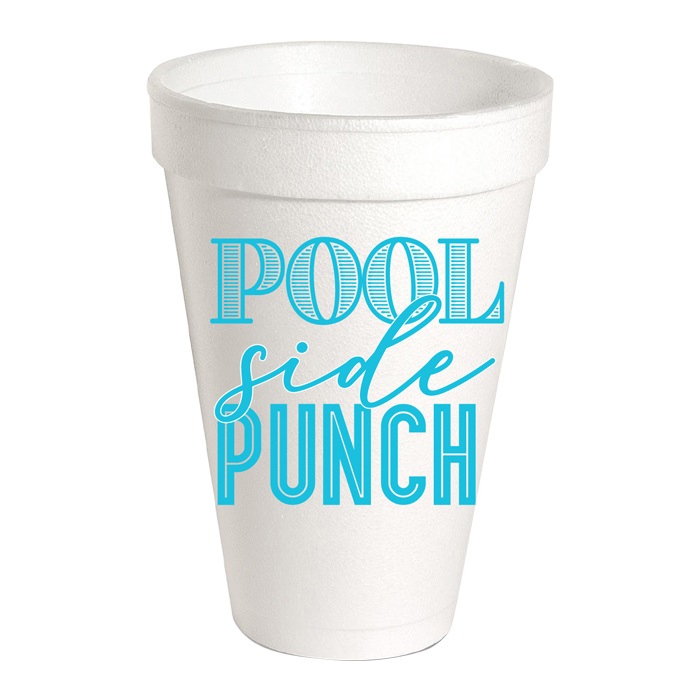 Poolside Punch Styrofoam Cups