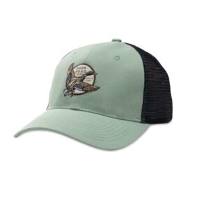 Mallard Circle Patch Trucker Hat - Quiet Green