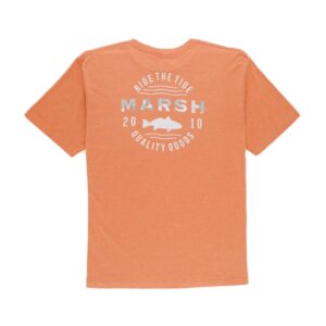 Marsh Wear Lowcountry Short Sleeve Shirt - Raw Sienna Heather