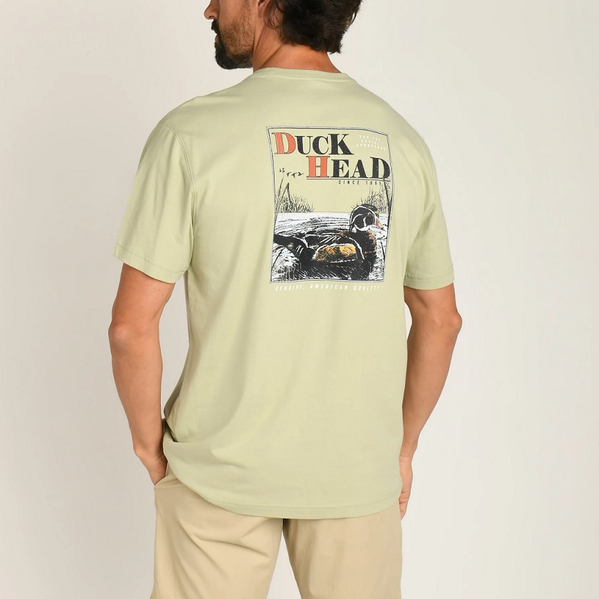 Wood Duck Short Sleeve T-Shirt - Sage