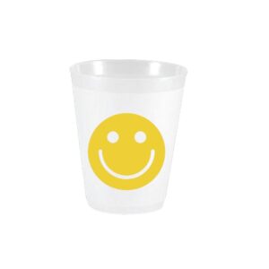 Smiley Face Frosted Flex Cups