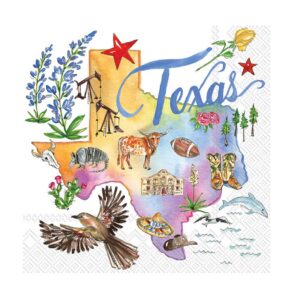 Texas State Collection Cocktail Napkins
